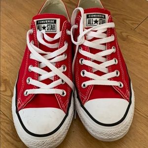 Red Low Top Converse